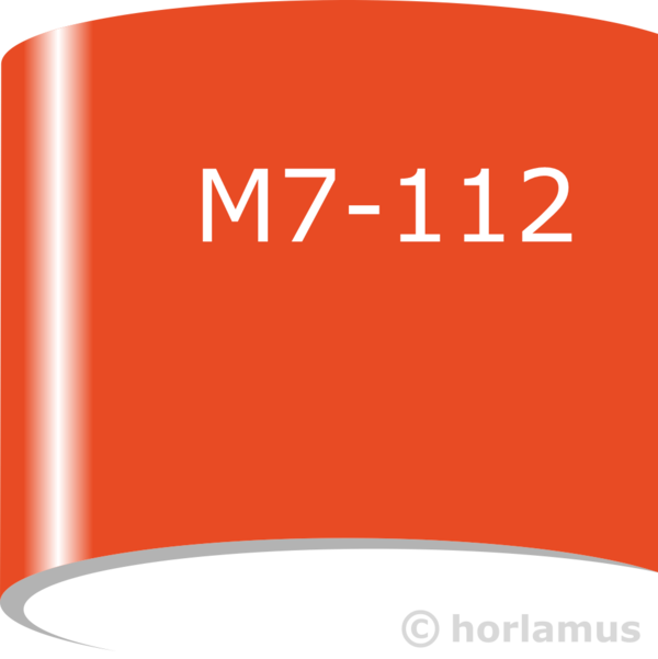 METAMARK M7-112, tangerine