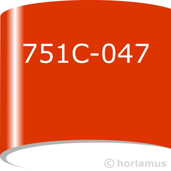ORACAL 751C-047, orangerot