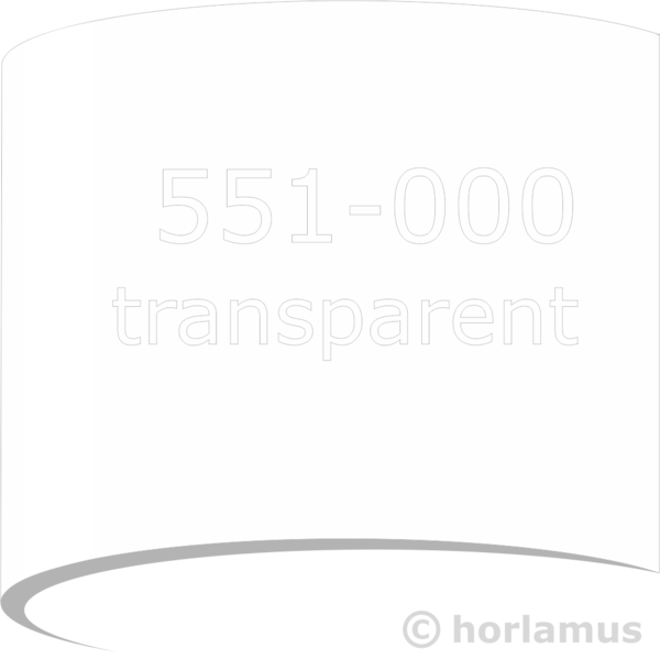 ORACAL 551-000, transparent