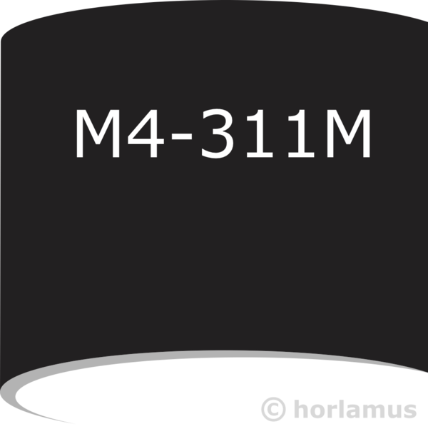 METAMARK M4-311M, schwarz MATT